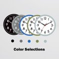 thumbnail image 3 of Reloj de pared AKCISOT de 20 cm, silencioso, funciona con pilas, azul y gris, 3 of 9
