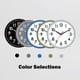 thumbnail image 3 of Reloj de pared AKCISOT de 20 cm, silencioso, funciona con pilas, azul y gris, 3 of 9