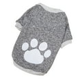 thumbnail image 1 of Adorable Pet Sweater - Paw Print Decorating - Comfortable Keep Warm - Lovely Pet Sweatshirt - Outdoor Pet Costume, 1 of 8
