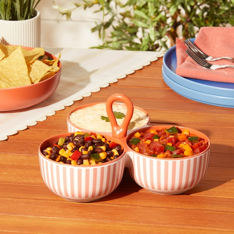 Mainstays by Becky G. & Alejandra Bamboo Melamine Triple Condiment