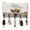 highland cow, variant on Wooden Wall Mounted Key Holder with 5 Hooks in Kiss Color for Entryway Organization