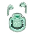 thumbnail image 1 of Auriculares in-ear inalámbricos Acefast T8 Cristal IPX4 T8 verde con luz LED, 1 of 8