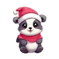 thumbnail image 3 of XEOVHV Christmas Panda Ornament,Xmas Acrylic Hanging Decoration,Panda Christmas Pendant Christmas Acrylic Cutouts with Ropes Panda Ornaments for Christmas Tree Living Room Home Window Outdoor Car, 3 of 8