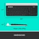 thumbnail image 3 of Teclado Logitech K780  Inalámbrico Bluetooth, 3 of 3