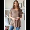 thumbnail image 3 of Blusas de Corta para Mujer Color Camello M, 3 of 6