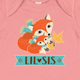 thumbnail image 4 of Inktastic Little Sister Woodland Fox Girls Girls Baby Bodysuit, 4 of 5