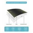 thumbnail image 5 of Dark Sea Green Black Ombre Twin Size Down Alternative Comforter, Lightweight Comforter Quilt Bedding Set with Pillow Shams Modern Gradient Abstract Art All Seasons Bed Comforter Duvet Insert 68"x86", 5 of 7