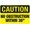 Warning Sign 6, variant on No Obstruction Within 36' Sign - 8"x12" Vintage Metal Warning Sign for Home Farm Bar Coffee Shop Club, Emergency Route, Clearance Requirement, Wall Decor