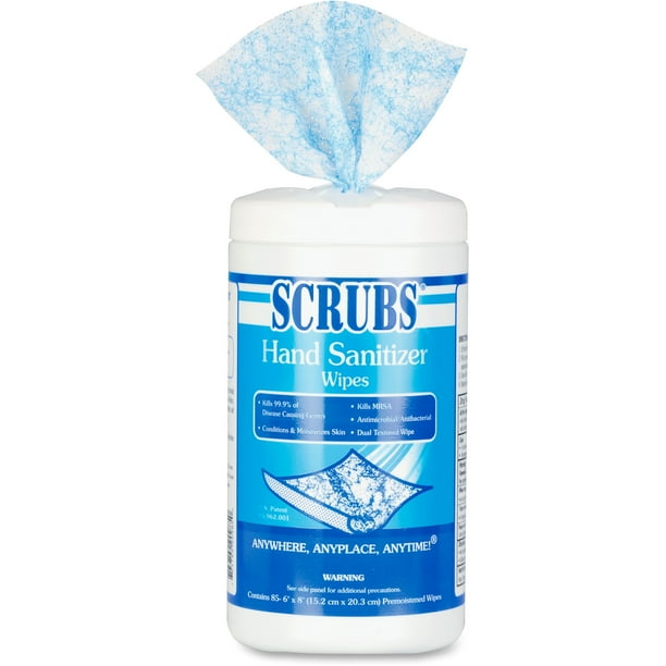 SCRUBS Hand Sanitizer Wipes