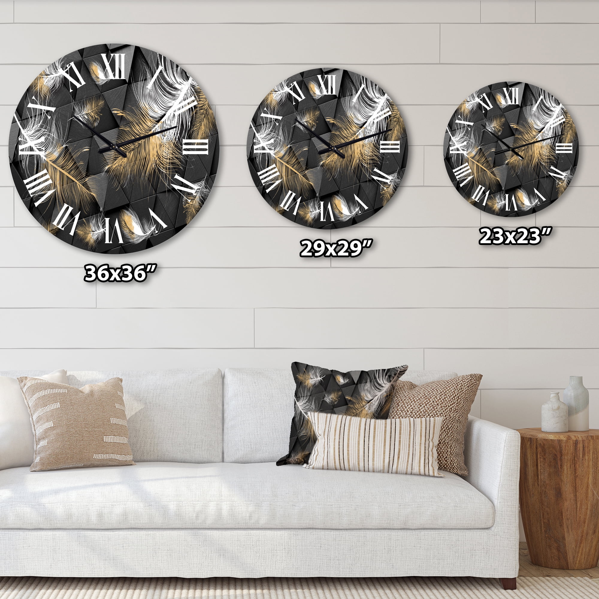 Designart 1 in Modern/Contemporary Wall Clock