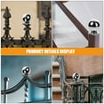 thumbnail image 3 of OUNONA Stainless Steel Guardrail Post Cover Durable Guardrail Post Reliable Hand Railing Fence Post For Fences Handrails Stair Railing Finial Ball, 3 of 8