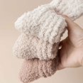 thumbnail image 4 of Monebena 5 Pairs Fuzzy Socks Womens Cozy Soft Socks Fluffy Cute Winter Warm Slipper Floor Socks Thicken Coral Velvet Christmas Stocking M01, 4 of 9