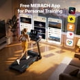 thumbnail image 4 of MERACH 2.5HP Folding Treadmill with Incline, Fitness Treadmill for Home with APP, 0.8-7.5MPH, LED Display, 4 of 9