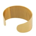 thumbnail image 2 of Stainless Steel Wrap Bangle Bracelet with Yellow Gold-Tone, 2 of 3