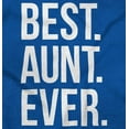 thumbnail image 2 of Best Aunt Ever Cute Favorite Auntie Women's Plus Size Graphic Tee Brisco Brands 3X, 2 of 5