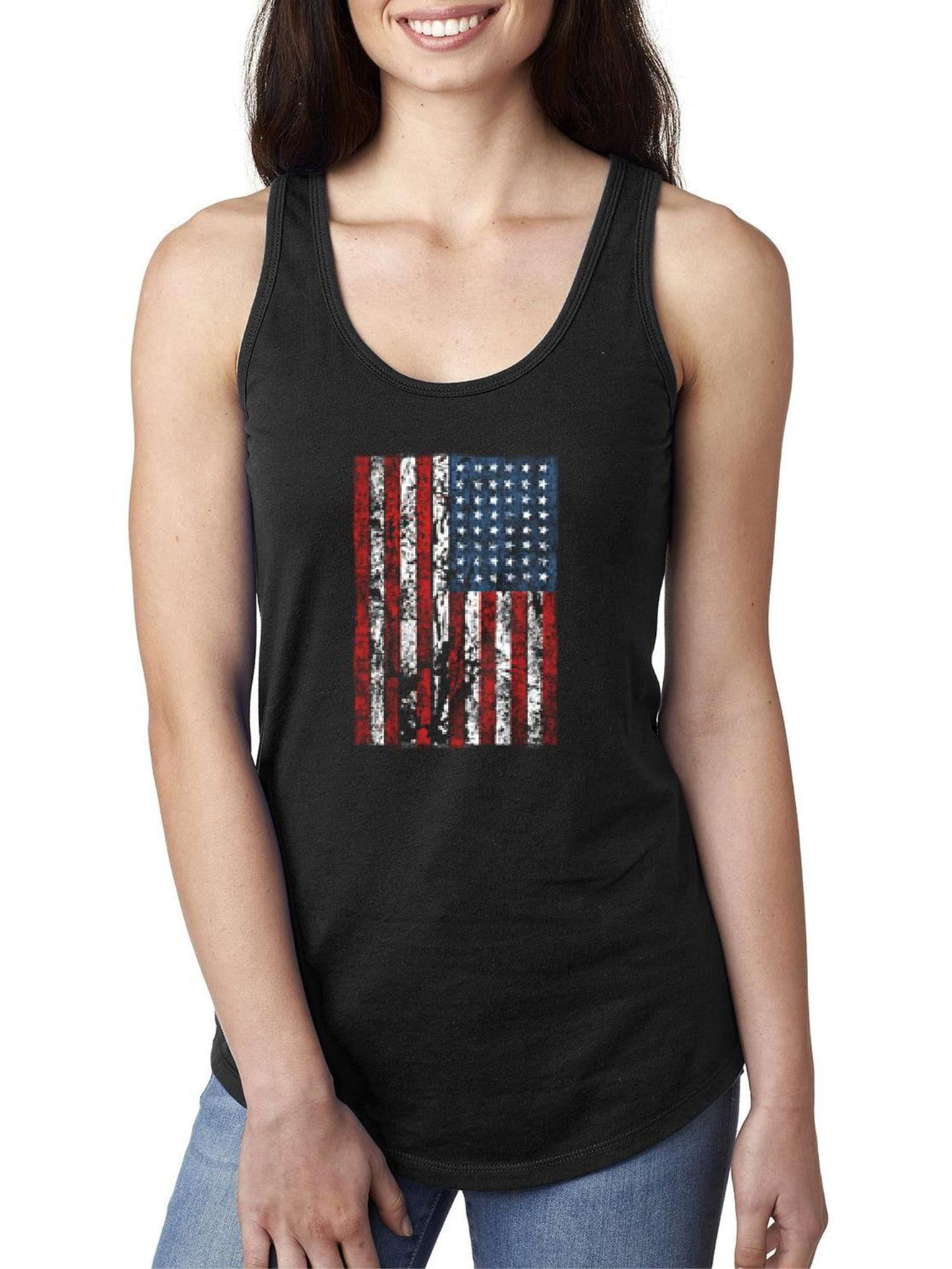 4th of july racerback tank