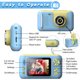 thumbnail image 3 of Cámara para Niños 40MP Photo 1080P Video Kids Selfie Camera Toy con Pantalla HD 24in para Jugar Fotografía ANGGREK  Otros, 3 of 8