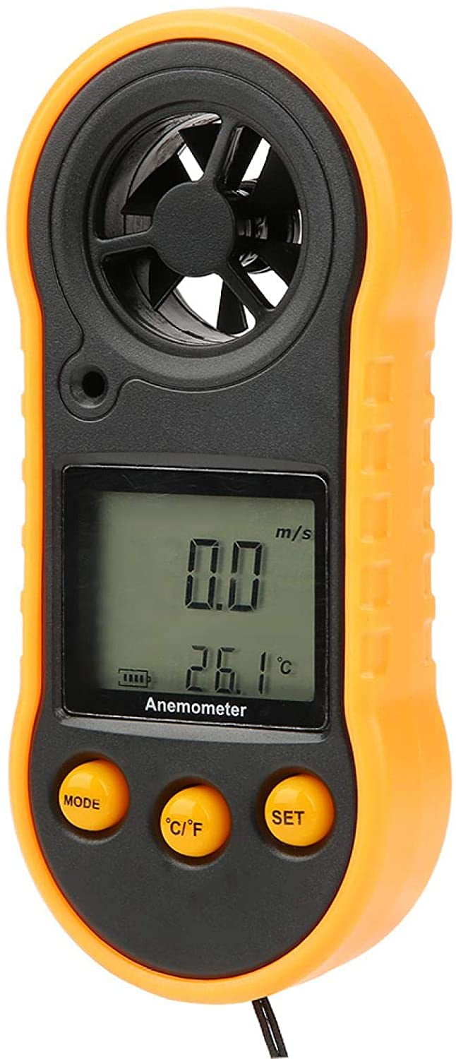 SJSP GM818 Digital Anemometer Anemometer Handanemometer Windtemperatur Windprüfgerät