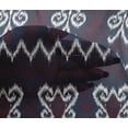 thumbnail image 4 of oneOone Viscose Chiffon Fabric Chevron & Swirl Ikat Print Sewing Fabric BTY 42 Inch Wide, 4 of 4