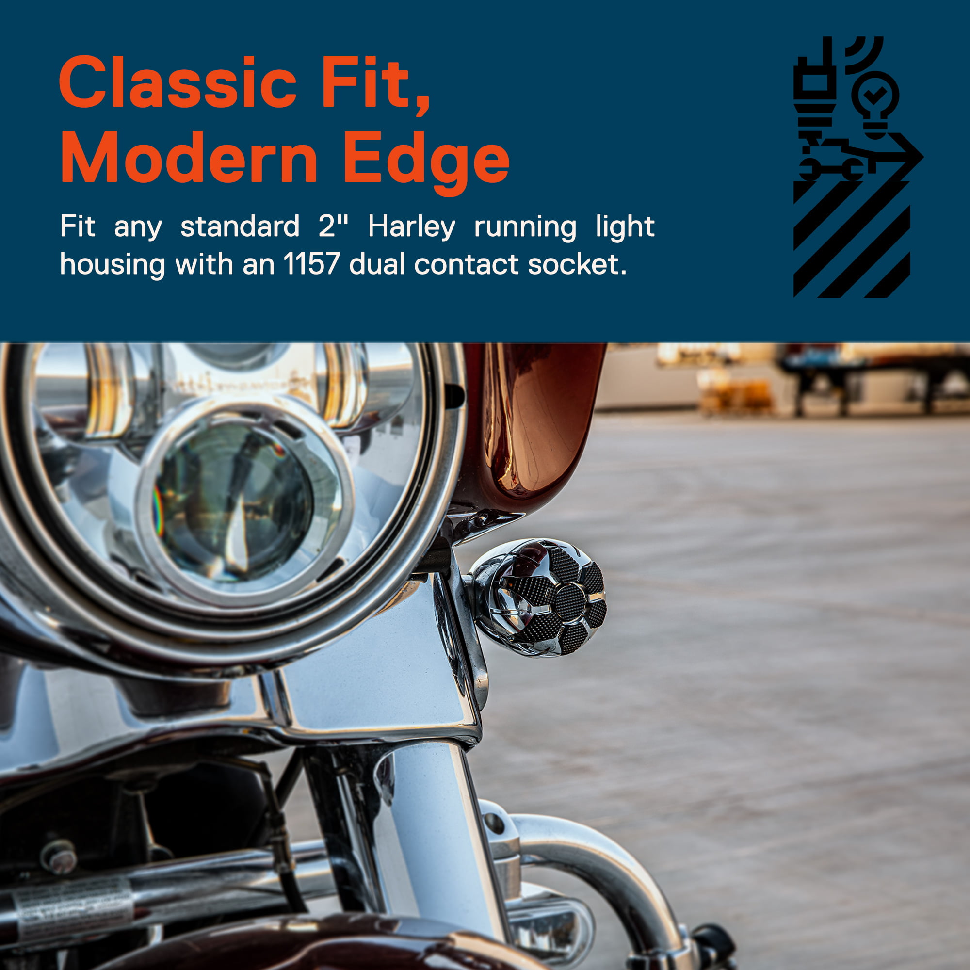 Freeshipping 2x 30 SMD Moto de moto 1156 Turn Turn Signal Panneau ampoule  avec 2 abat-jour pour Harley Davidson Touring Éclairage rouge / ambre