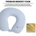 thumbnail image 4 of Memory Foam Travel Pillow, Comfortable Travel Neck Pillow U Shape, 4 of 5