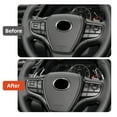 thumbnail image 3 of Car Steering Wheel Paddle Shifter ABS Material for 2018-2025 Lexus ES & 2023-2025 Lexus RX Car Interior Accessories 2pcs, Black Carbon Fiber, 3 of 8