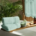 thumbnail image 4 of MALLONI HOME 4 Pack Bath Towel Set 27x54, 100% Ring Spun Cotton, Ultra Soft Highly Absorbent Machine Washable Hotel Spa Quality Bath Towels for Bathroom, 4 Bath Towels&nbsp;Sea Green, 4 of 7