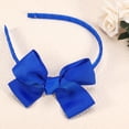 thumbnail image 6 of Unique Bargains Bow Hairbands Bowknot Headband Non-slip Fashion Blue 0.35 Inch Wide Headband for Girl Women, 6 of 7