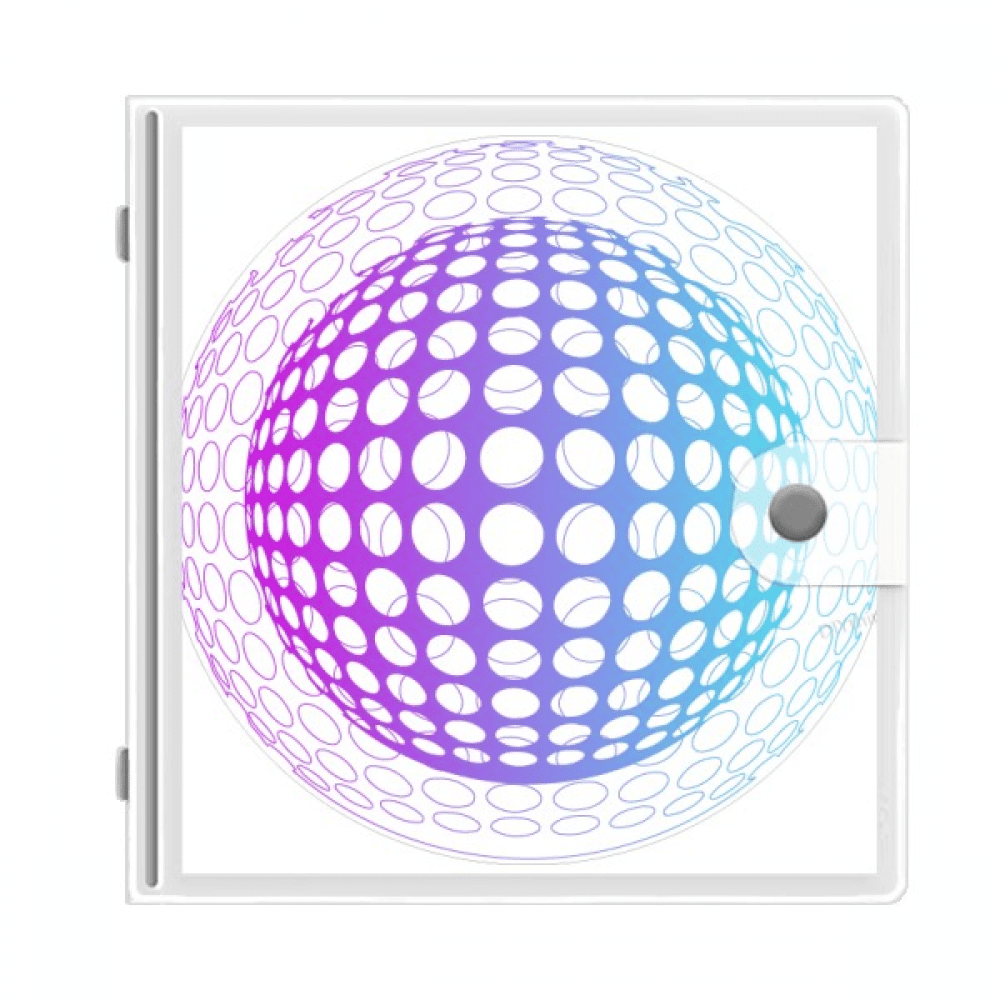 Dot Sphere Surrounded Closely Photo Album Wallet Wedding Family 4x6