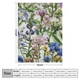 thumbnail image 4 of Patifu Various Flowers Warm Lightweight Soft Fleece Blanket All Seasons Sofa Decor Gifts Blanket Long-lasting Blanket For All Seasons 60x80in, 4 of 6