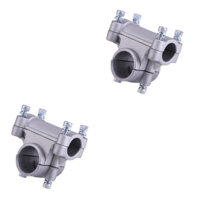 Dalazy Multi Fonctionnel Pince de Support de Poignée en Aluminium pour Débroussailleuse Tondeuse 26MM 2Set