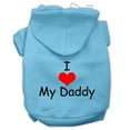 thumbnail image 5 of Pet, Dog  Cat Hoodie Screen Printed, "I Love My Daddy", 5 of 10