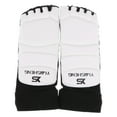 thumbnail image 2 of Taekwondo Karate Foot Protector Instep Protectors Kickboxing MMA Spar Gear - White, L L, 2 of 10