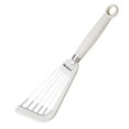 thumbnail image 1 of Espátula de silicona Asija para pescado para utensilios de cocina antiadherentes, espátula de acero inoxidable de 13 pulgadas con borde de silicona, espátula de metal flexible, espátulas resistentes, 1 of 3