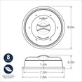 thumbnail image 4 of Housse Anti-Éclaboussures pour Micro-Ondes, 8 Pouces, Transparent, 4 of 4