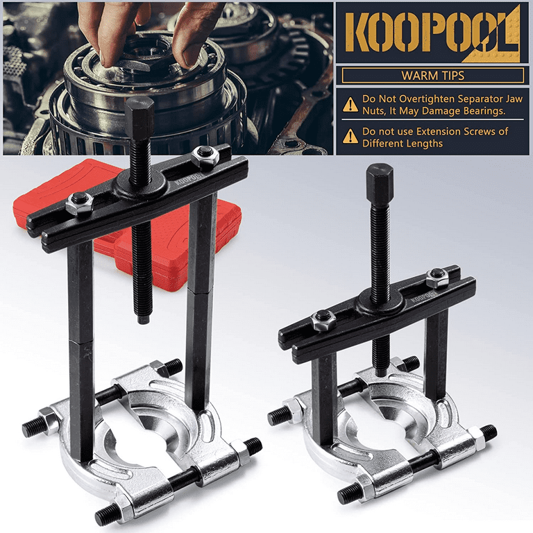5 Ton Capacity Bearing Puller Set or Gear Puller, Universal Bearing Puller  Tool or Pullers for Mechanics Heavy-Duty Pilot Bearing Removal Tool Small