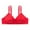 Red, variant on EOYWHK Racerback Bras for WomenWoman Color Thin And Steel Hoop Gathered Breathable Comfortable Underwear For Daily Bras