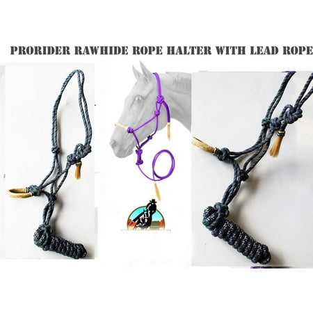 - Nylon Rope HALTER Lead Rope Tack Noseband 606P