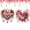 2PCS Roses, variant on DIY Diamond Art Painting Valentine's Day Hanging Ornament – Rose Pattern, Creative Design, Acrylic Irregular Shape Pendant, Single-Sided Diamond Dotting, Romantic Home Decor