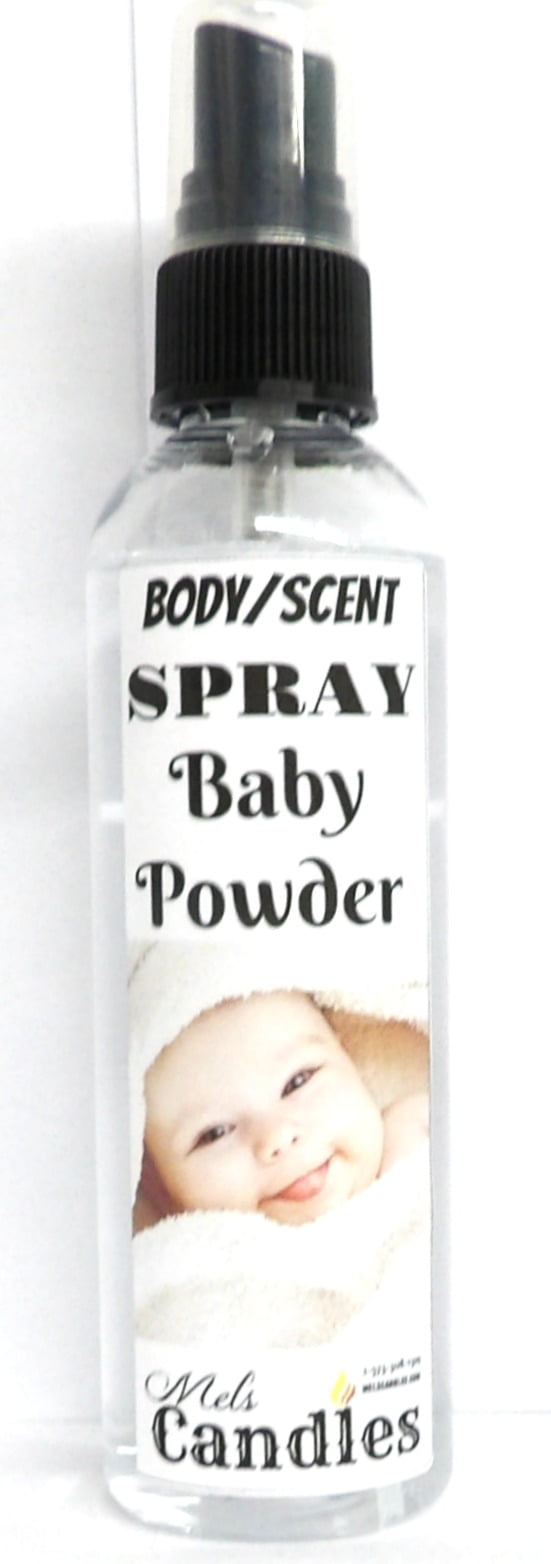 Baby Powder 4 Ounce Bottle of Body Spray Room Spray Scent Spray