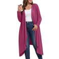 thumbnail image 4 of Cueply Women's Plus Size Cardigan Lightweight Long Sleeve Maxi Long Knitted Tops Open Front Sweater, 4 of 6
