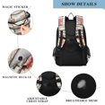 thumbnail image 4 of FORMRS Unisex School Backpack 17" Student Travel Bag with Laptop Compartment, Holiday Train, 4 of 7