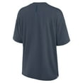 thumbnail image 3 of Women's Fanatics Blue New York Yankees Oversized Elements Raw Edge Future Ground T-Shirt, 3 of 5