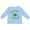 AE-Light Blue, variant on Skip a Straw Save a Turtle with Cute Green Sea Turtle Boys or Girls Long Sleeve Toddler T-Shirt