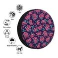 thumbnail image 4 of Susaid Rose Flowers Print Water Proof Spare Tire Cover Wheel Tire Dust-proof Cover Fit Trailer, RV, SUV and Many Vehicle-16 inch, 4 of 6