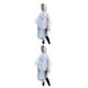 thumbnail image 4 of Toystoory Impermeable de moto Impermeable con capucha ropa de lluvia espesado EVA impermeable capa Camping turismo senderismo Ropa de lluvia blanco 2Conjunto, 4 of 6