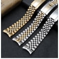 thumbnail image 1 of Cadena de reloj de metal Estilo acero inoxidable Correa de acero inoxidable Correa de repuesto de estilo versátil, 1 of 4