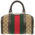 thumbnail image 1 of Pre-Owned Gucci Sherry Line GG Canvas 269876 Beige Handbag 0644... (Good), 1 of 10