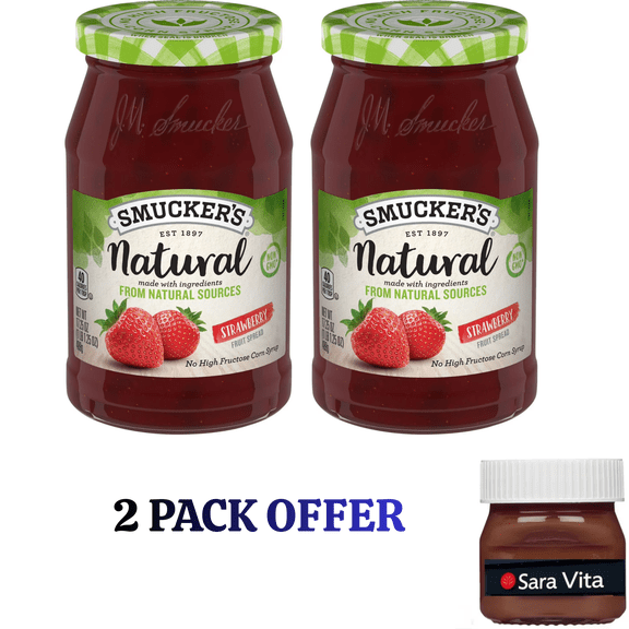 Smucker's Natural Strawberry Fruit Spread, 17.25 oz