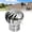2.95in, variant on 6in Turbine Roof  Ventilator for Roof Stainless Steel 304 - Non-Electric & Weatherproof for Attic Ventilation & Barn Airflow